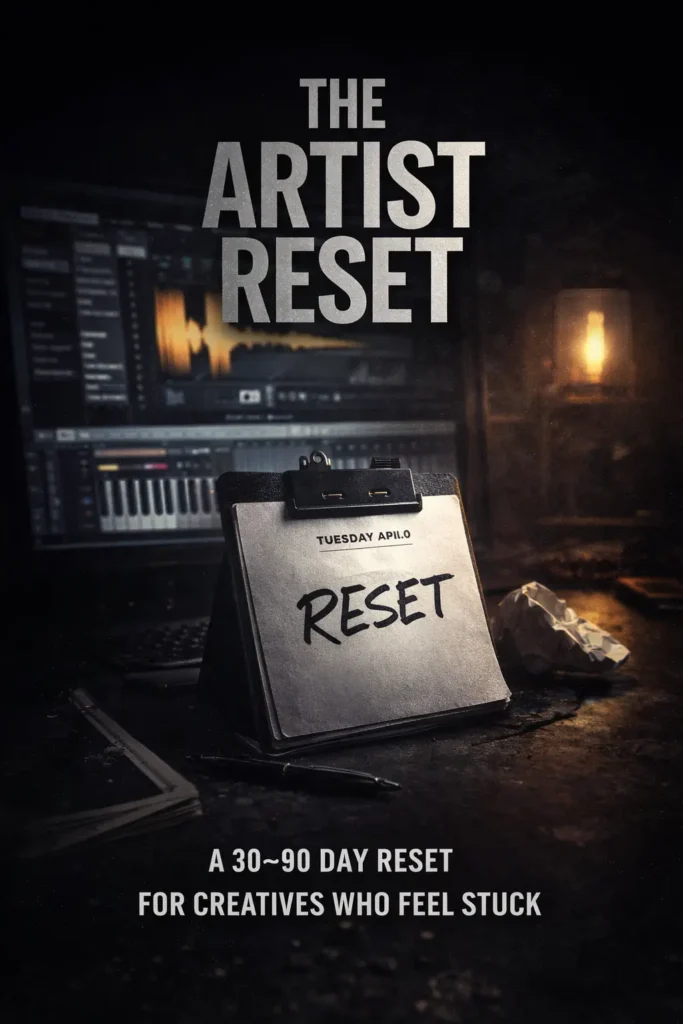THE ARTIST RESET: A 30–90 Day Reset for Creatives Who Feel Stuck